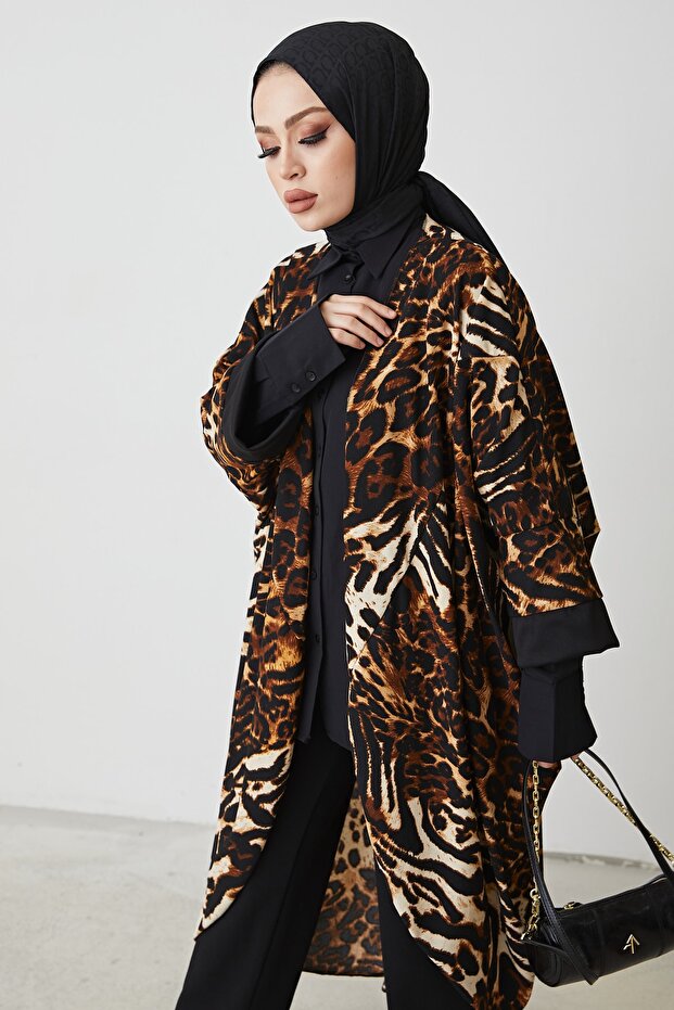 كيمونو نسائي بنقشة الفهد - 6