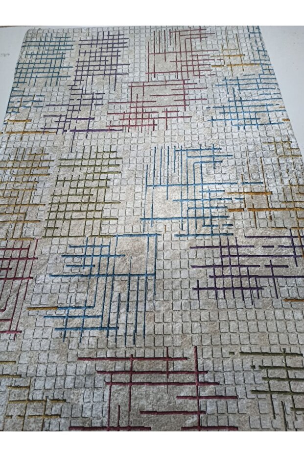 Soft Kadife Kumaştan Lastikli Halı Örtüsü - 1