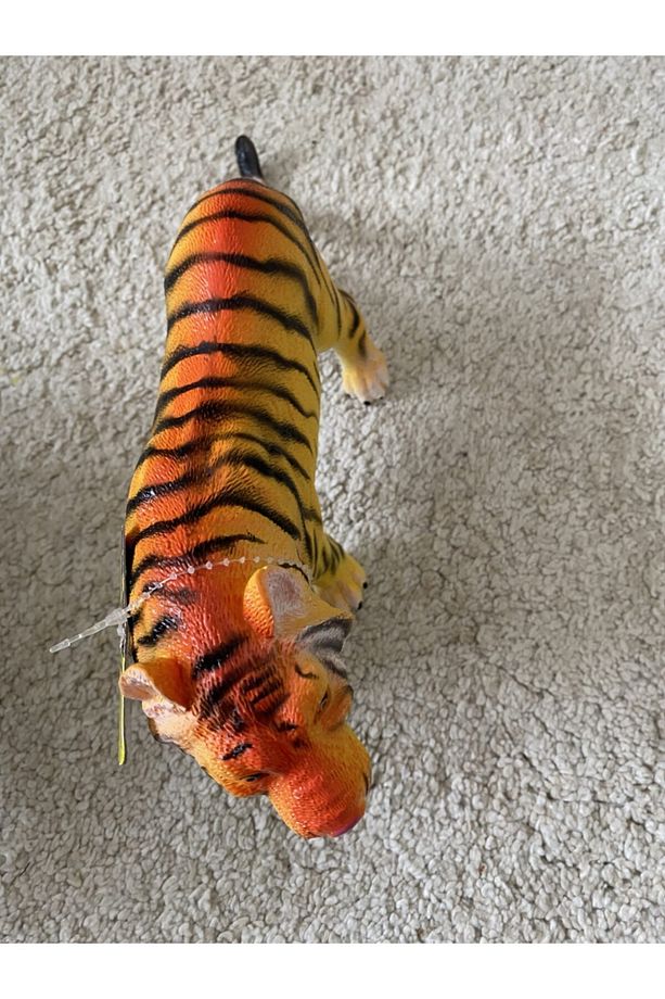 Hayvan Seti Soft At Dinazor Kaplan Aslan Inek Zebra 5 Li Set - 3