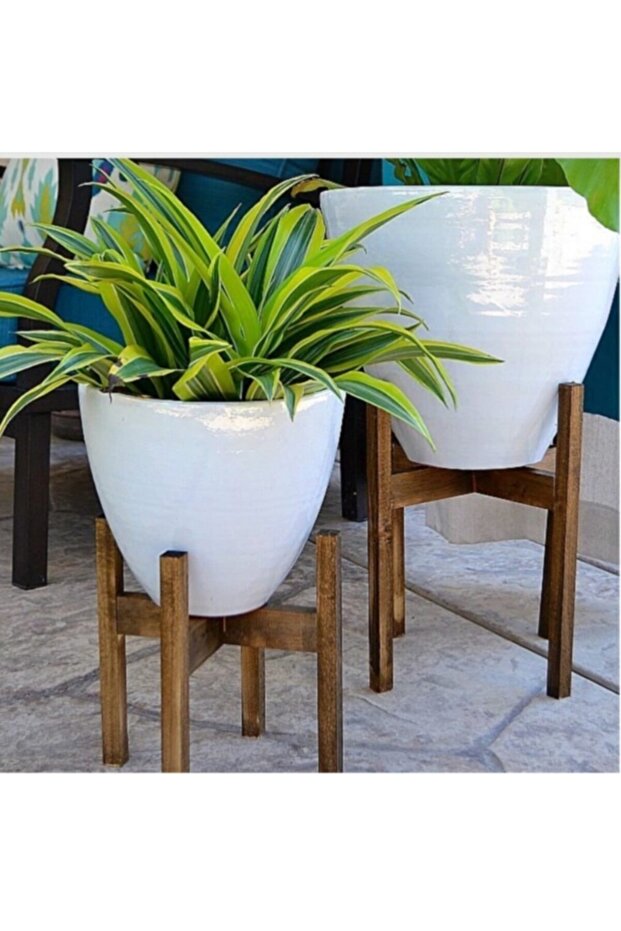 Ahşap Saksı Ayağı - 2