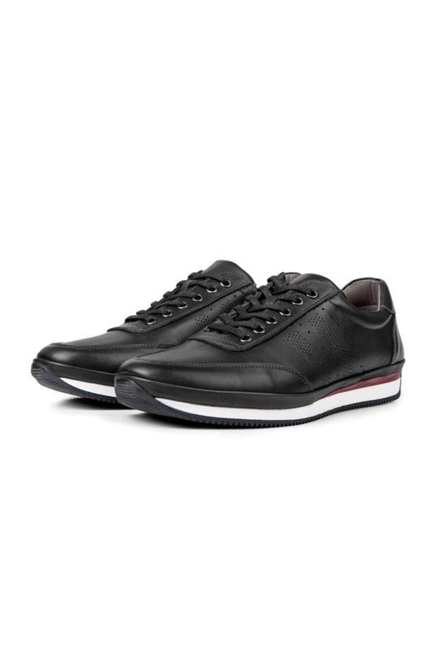 Fagola Genuine Leather Men's Daily Shoes, Casual Shoes, 100% Leather Shoes, 4 Seasons