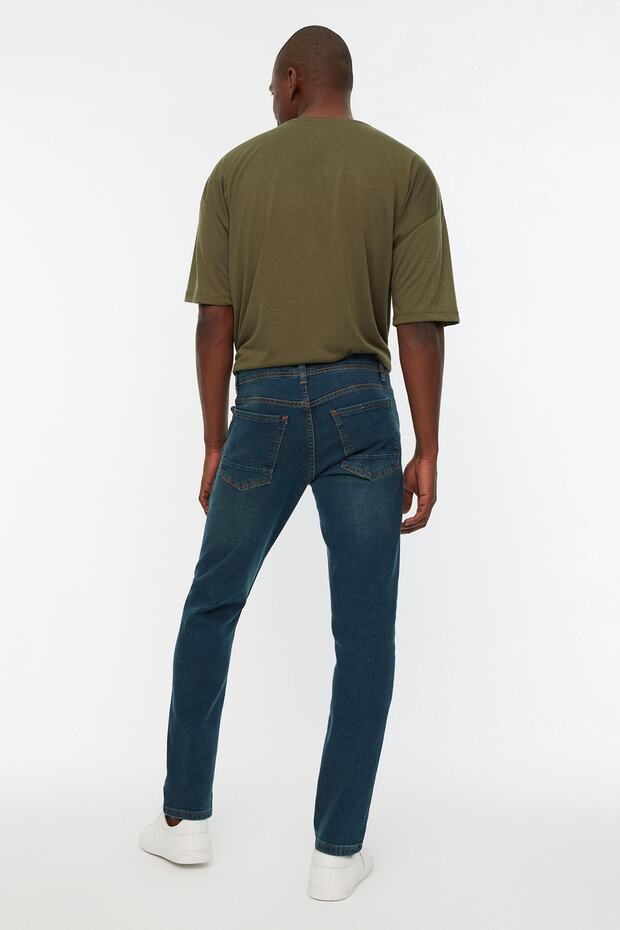 Indigo Esnek Kumaş Skinny Dar Kesim Jeans TMNAW20JE0434 - 5
