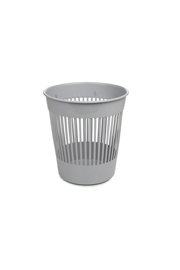 Yuvarlak Çöp Sepeti Gri No:2 - 12,5 Lt -bo044 - 1