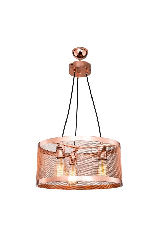 Karina 3lü Bakır Avize - 3