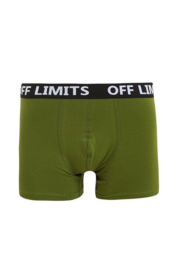 Fit Elastik Kemerli 100% Pamuk 2'li Örme Boxer - 2