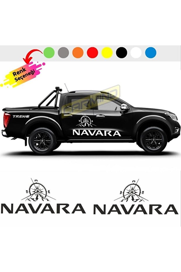 مجموعة ملصقات السيارات Nissan Navara Compass Off Road