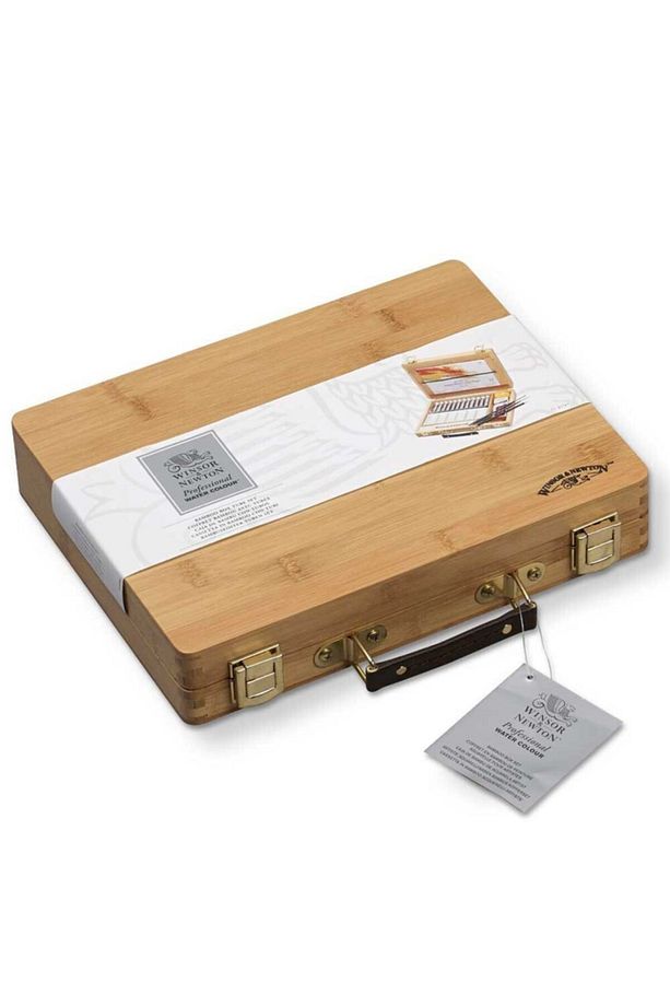 Winsor & Newton : Professional Sulu Boya : Bamboo Box (12 X 5 Ml) - 1