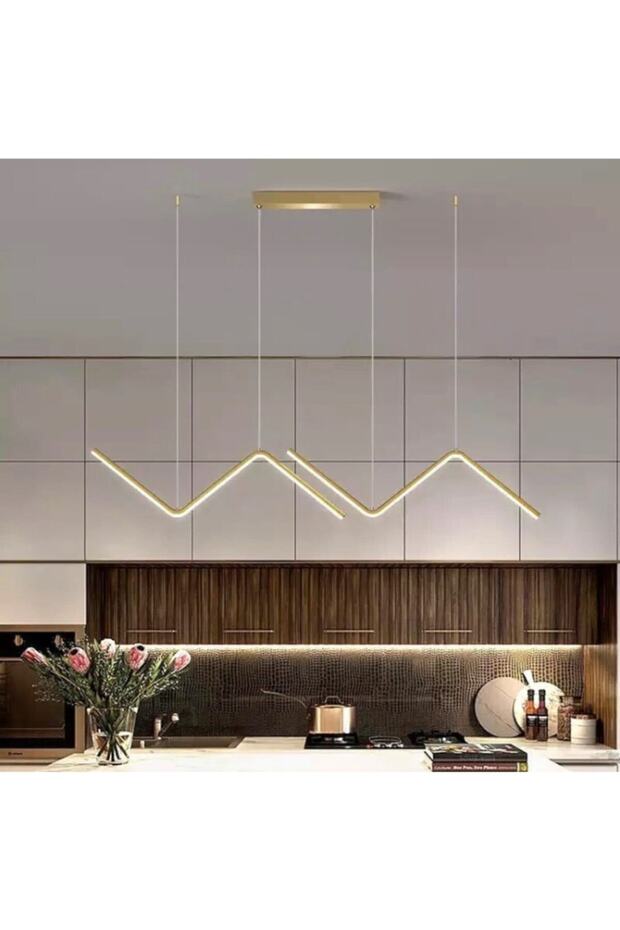 Vonalıght Modern Led Dekoratif Sarkıt Avize Bronz 3000k - 1