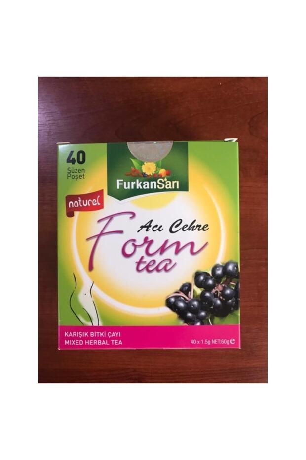 Furkan Sarı Acı Çehre Form Çayı 40 Lı Süzen Poşet - 1