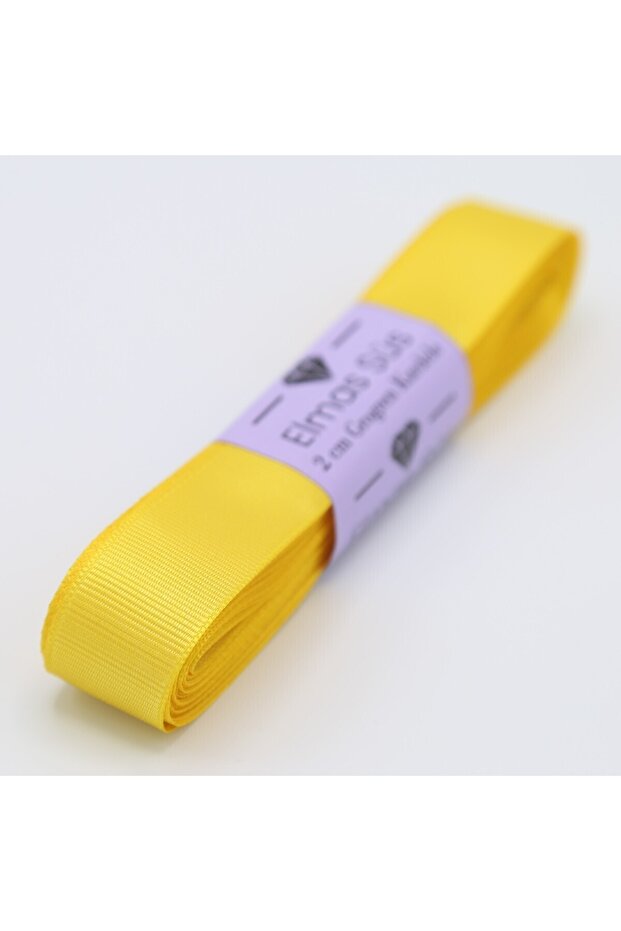 شريط الخردل Grosgrain 2 سم 10 م