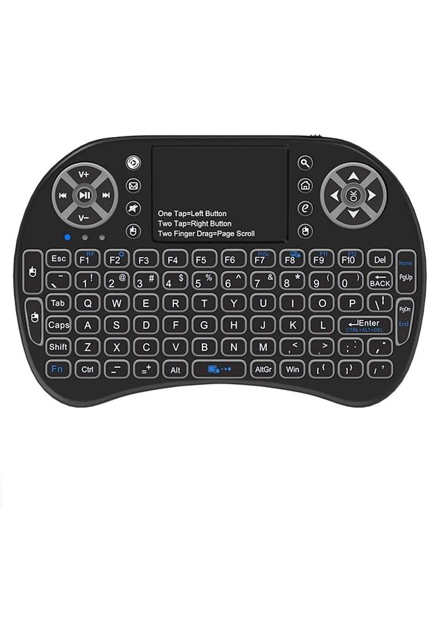 Mini Keyboard Backlit Bluetooth Çok Fonksiyonlu Klavye - 10