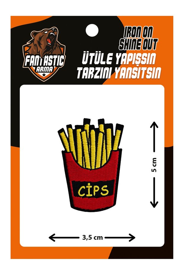 Iron-on Woven Arma Patch, Potato Chips