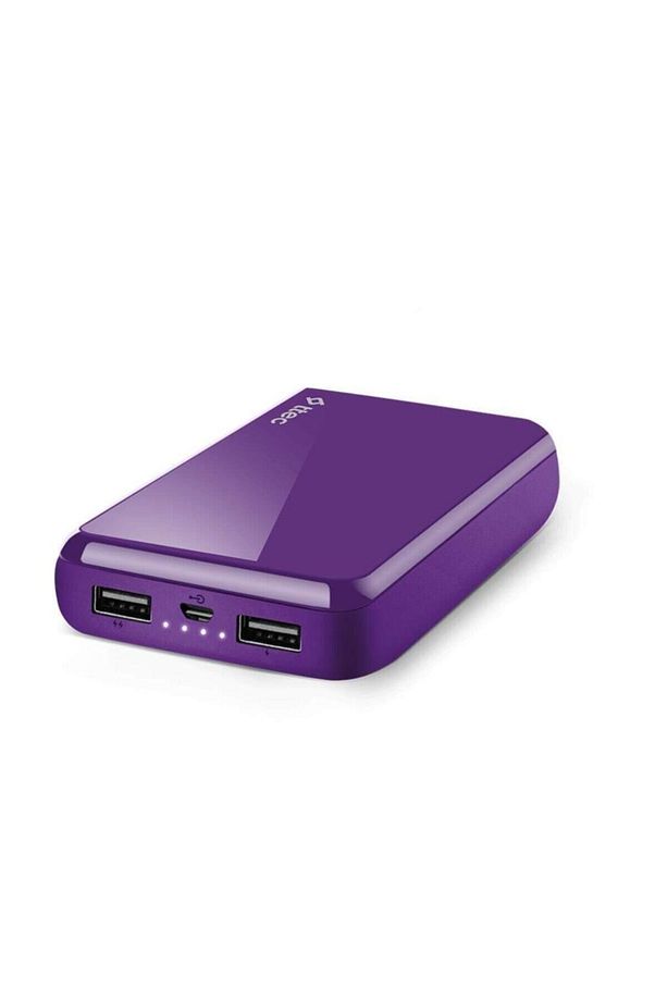 Recharger 10.000mah Taşınabilir Şarj Aleti - Mor - 1
