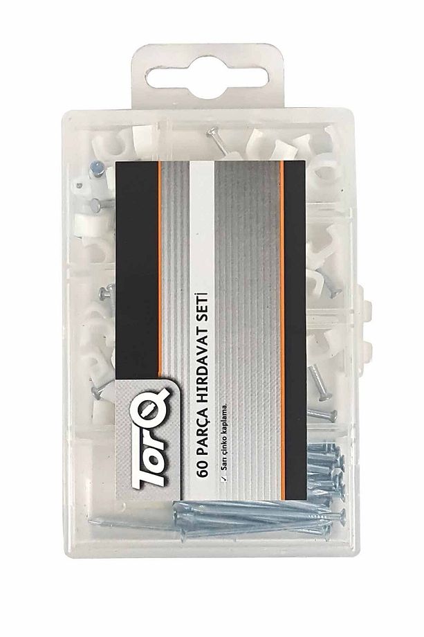 Hırdavat Seti Kroşe Çivi 60 Parça Kutulu Set Ce090 - 3