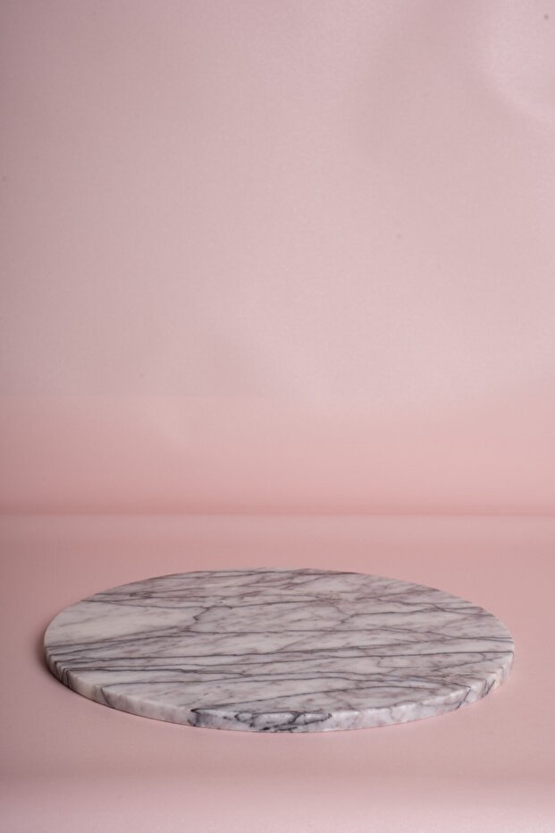 Lilac Marble Circle Presentation Holder Oh Holy