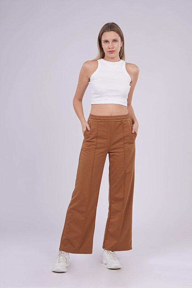 Front Stitched Sweatpants - 1