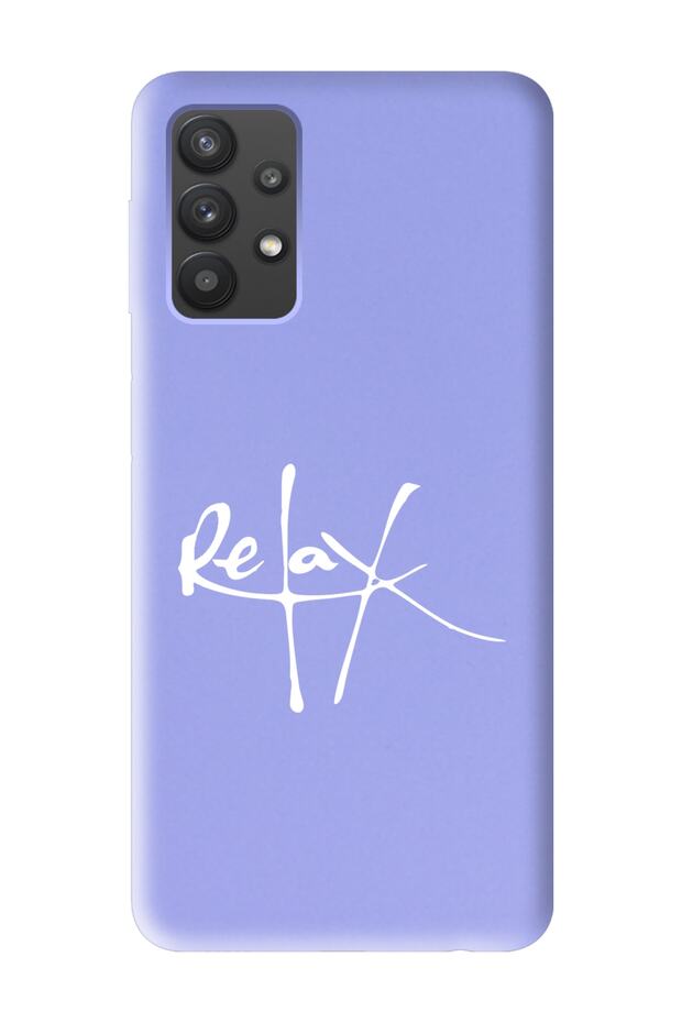 Samsung A52 Compatible Relax Design Lilac Launch Phone Case