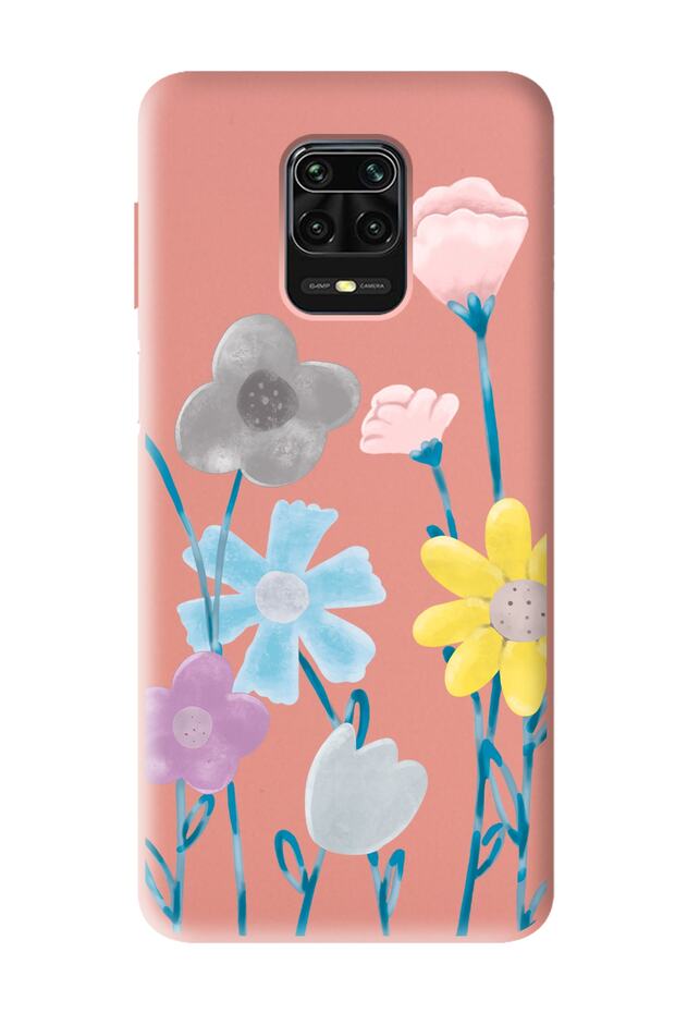 Xiaomi Redmi Note 9 Pro - 9S Compatible Color Brush Design Powder Launch Phone Case