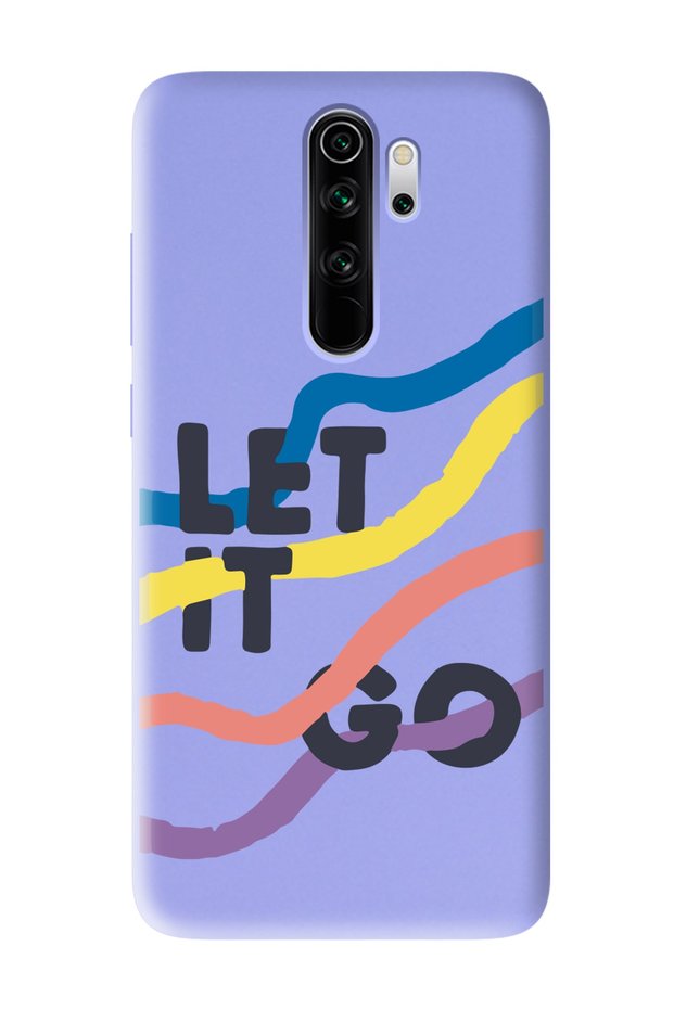 حافظة هاتف Xiaomi Redmi Note 8 Pro متوافقة مع Let It Go Design Lilac Launch