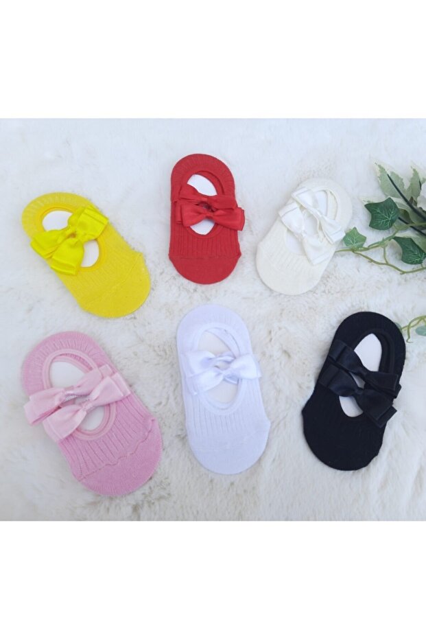 6 Pack Baby Kids Ballerina Socks