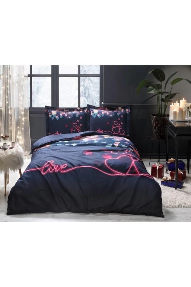 Valentine's Day Duvet Cover Set Rain Of Love