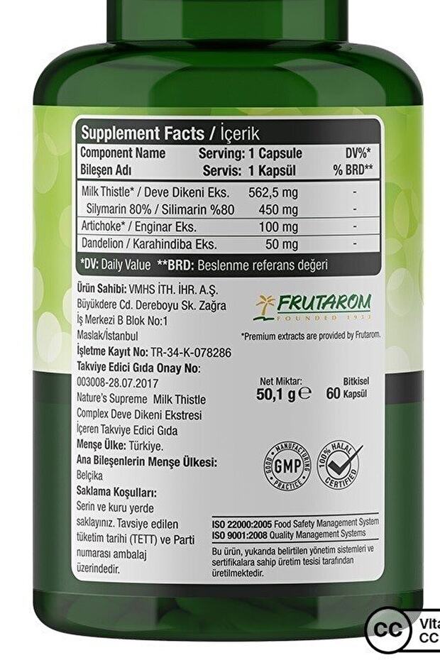 Milk Thistle Complex 60 Kapsül - 5