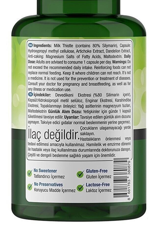 Milk Thistle Complex 60 Kapsül - 6