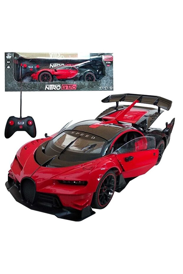 Erdem Oyuncak Bugatti Chiron Kumandalı Araba Şarjlı Kırmızı