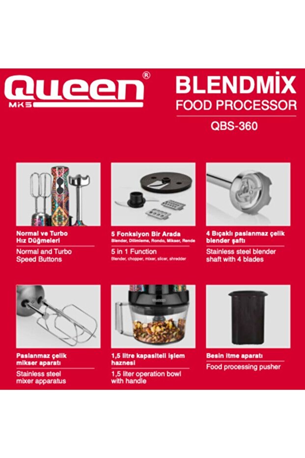 Blendmix Pro Aurora Blender Set (qbs-360ar) - 3