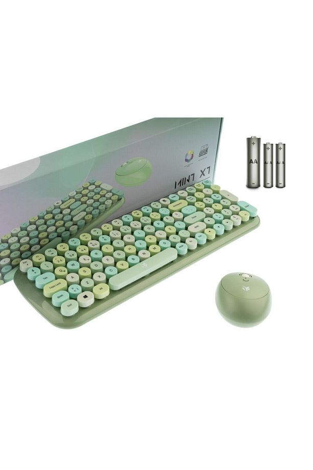 URZ Xt Retro Kablosuz Klavye Mouse Mousepad Seti Star Collectionx 657515 Urzmrkt 868716 - 1