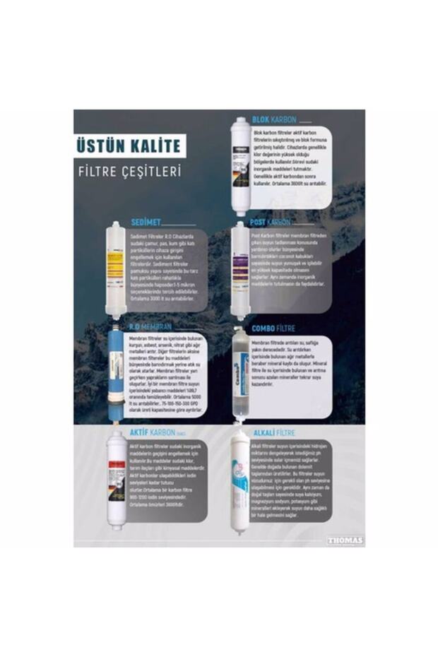 Thomas Compact Beyaz Kasa Su Arıtma Cihazı - 4