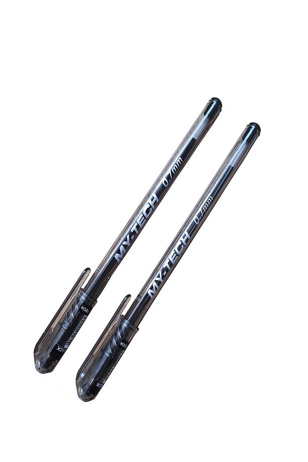 2240 My Tech Tükenmez Kalem 0,7 Mm Uç Siyah 2 Adet - 1
