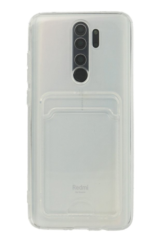 Xiaomi Redmi Note 8 Pro Compatible Camera Protected Transparent Card Holder Card Case