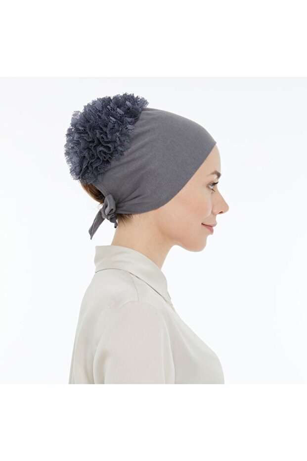 غطاء رأس مكشكش بدون خياطة - 1