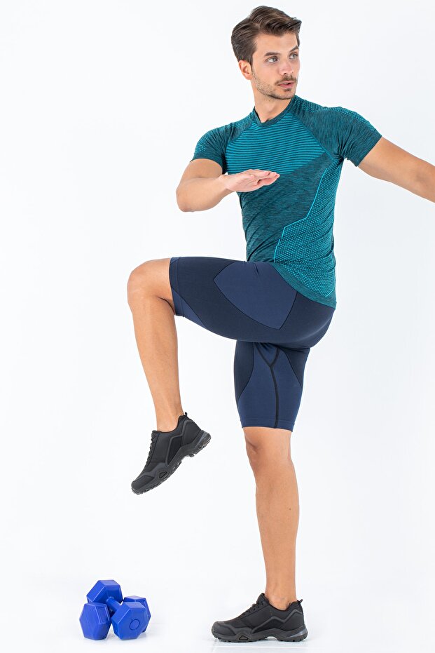 Men's Active Short Sleeve Seamless Sports T-Shirt