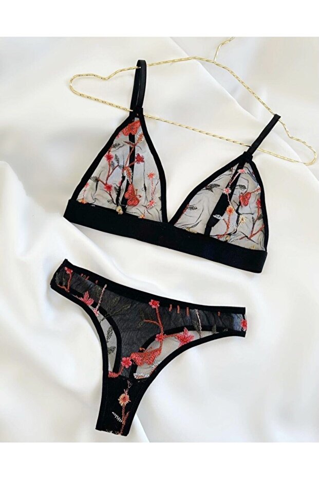 Hidden Butterfly Bralet Set - 1