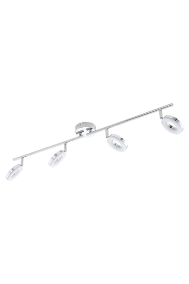 75242 "ODERZO 1" 4X3,8W Plastik, Çelik Krom Sıva Üstü Spot - 1