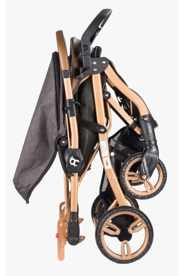 BabyCare BC65 Capron Lüx Çift Yönlü Bebek Arabası Siyah - 4