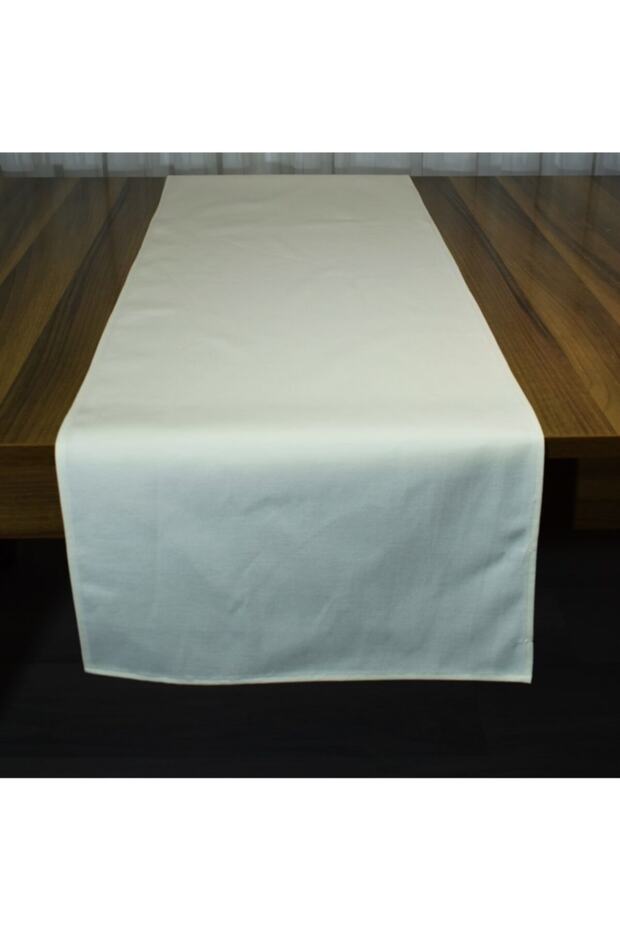 Runner 40x140 cm 1stQuality Duck Linen Fabric Cream Color Care Free Fabric