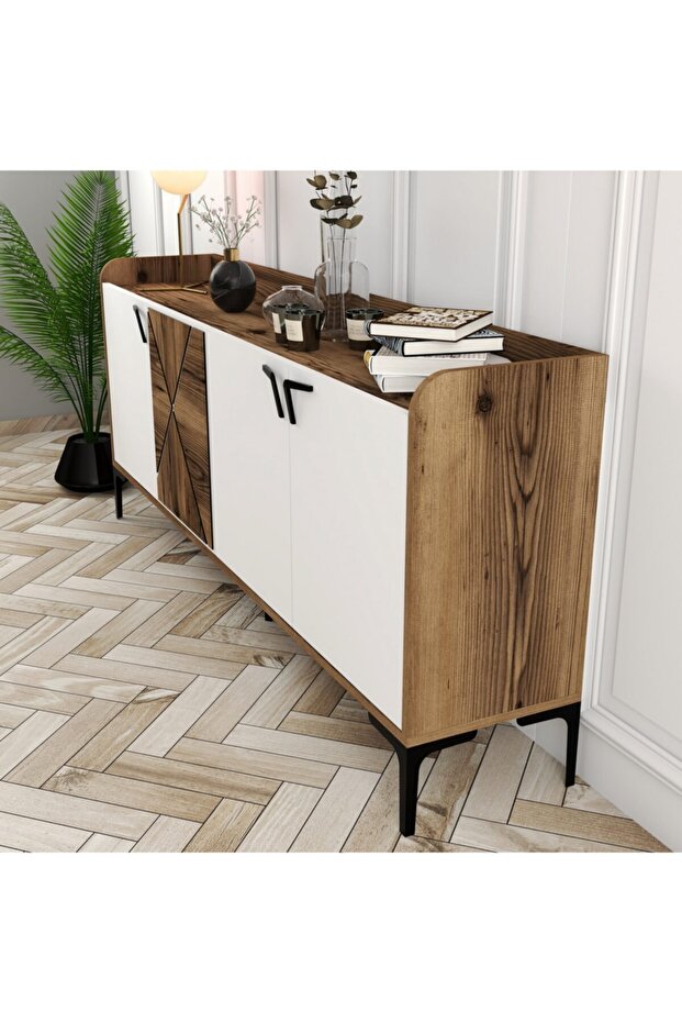 Variant Venedik Konsol - Ceviz / Beyaz - 4