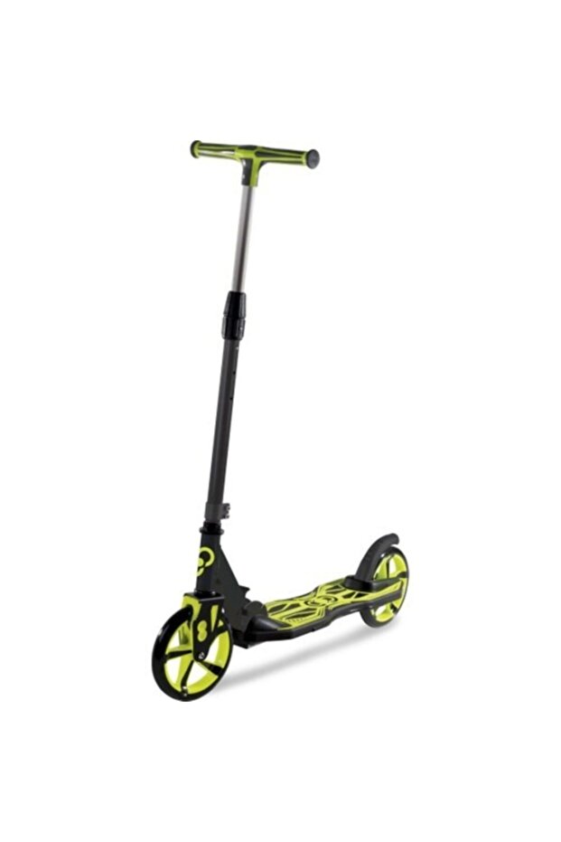 100 kg 2 Wheel Foldable Green Children's Scooter for Ages 12 and up