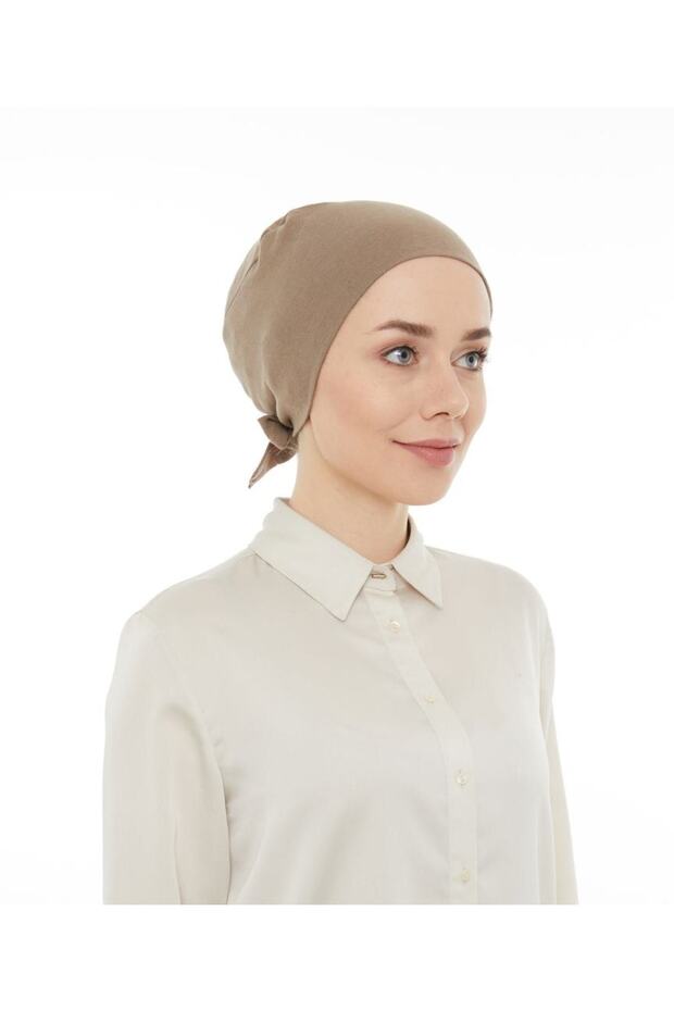 بونيه من القطن الممشط بدون خياطة - 1