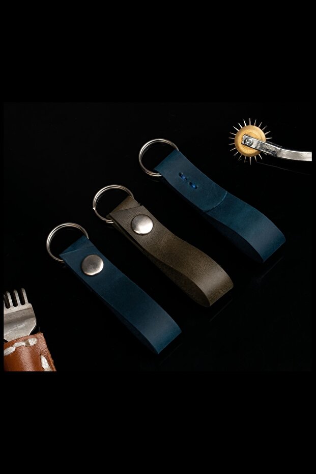 Handmade Genuine Leather Keychain