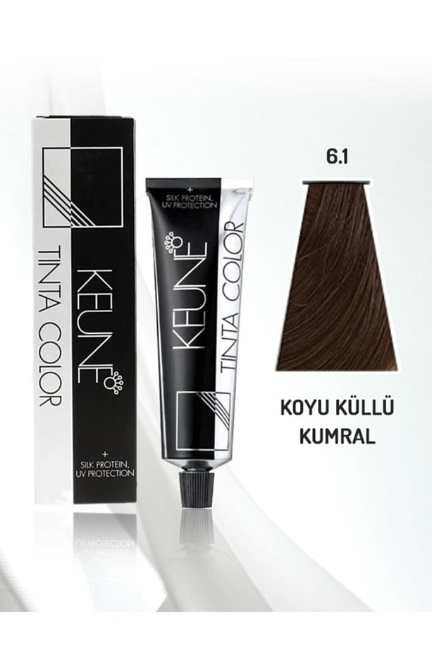 Tinta Color Saç Boyası 60 ml No: 6.1 Koyu Küllü Kumral - 1