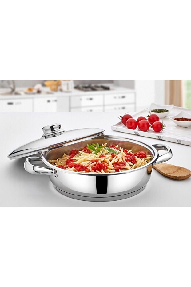 Mega Basık Tencere 24 Cm - 1