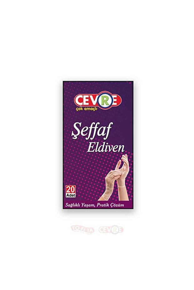 Şeffaf Eldiven 20'li - 1
