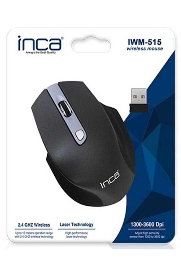 Ivm-515 1300-3600 High Dpi Low Power Laser Wireless Mouse - 5