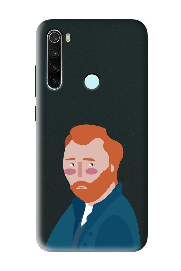 Xiaomi Redmi Note 8 Compatible Vincent Van Gogh Design Black Launch Phone Case