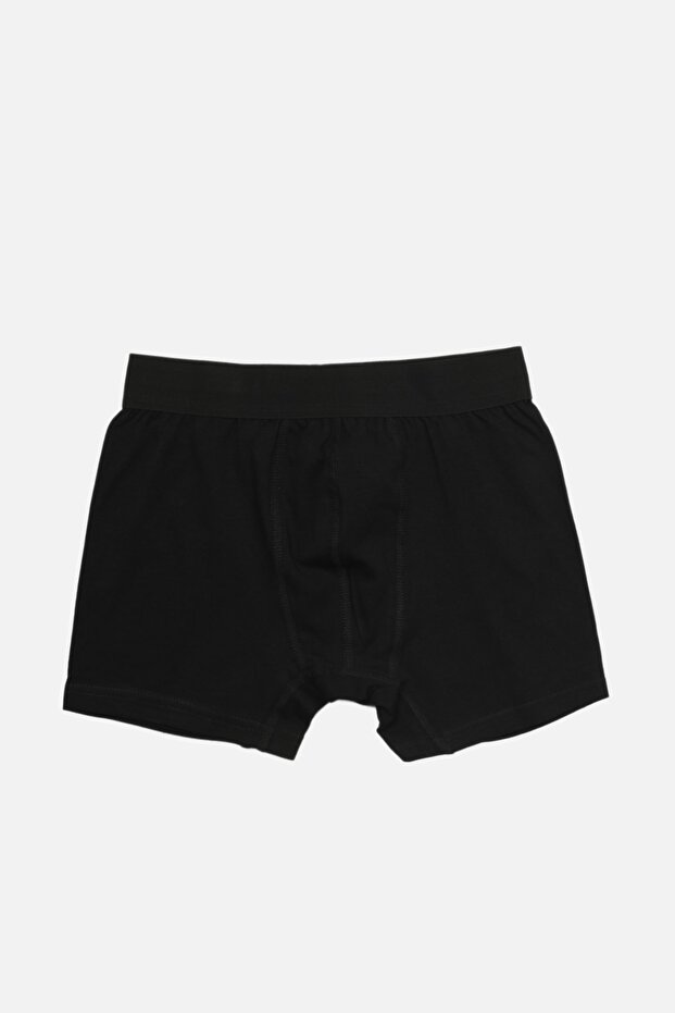 Siyah-Antrasit-Gri Çok Renkli Basic 5'li Paket Pamuklu Boxer TMNAW21BX0018 - 5