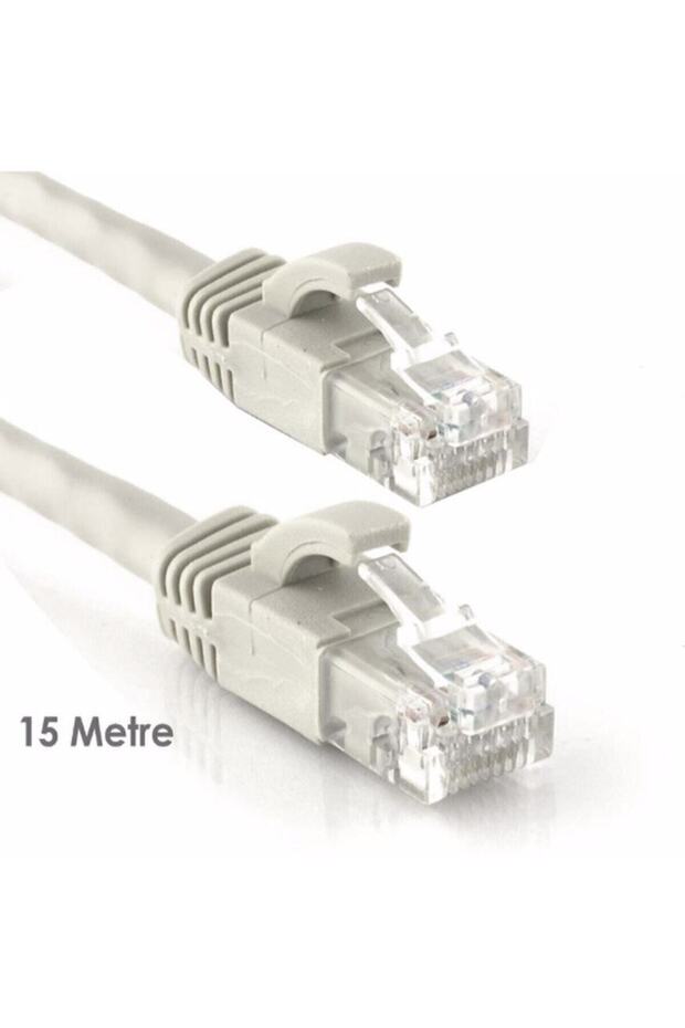 15 Metre Cat 6 Fabrikasyon Internet Data Kablosu ( Rj45 Uc Ethernet Modem ) Yiltech-cat6 - 1